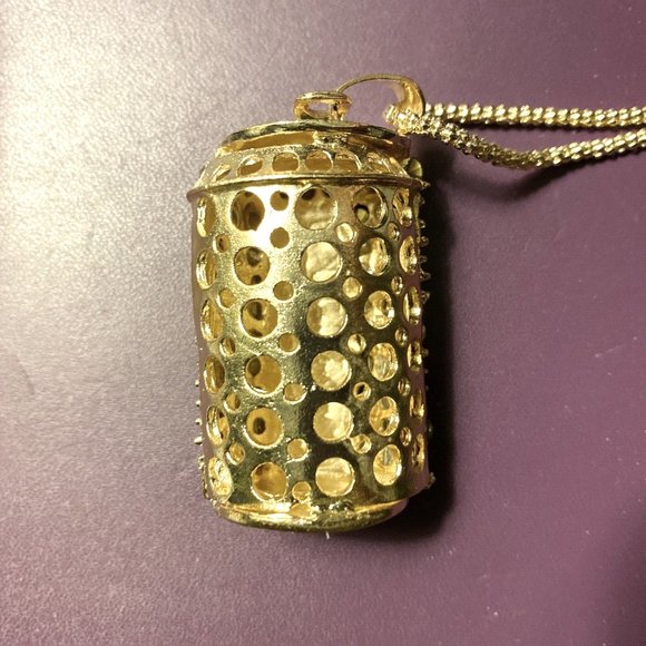 Betsey Johnson Coca Cola Coke Can Necklace NWT Perfect Cond 32" - Picture 2 of 3